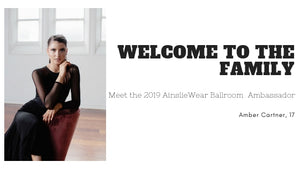 Meet our 2019 AinslieWear Ballroom Ambassador - Amber Cartner