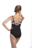 Square Neck with Harlequin Print - AW102HQ
