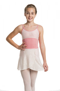 Girls 13" Wrap Skirt in Daisy Mesh - AW501DS G