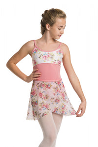 Girls 13" Wrap Skirt in Victorian Garden Print - AW501VG G