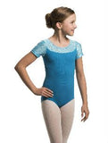 Girls Cap Sleeve with Mosaic Lace - AW114MS G