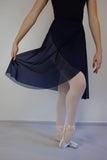 25" Long Wrap Skirt in Mesh - AW512ME